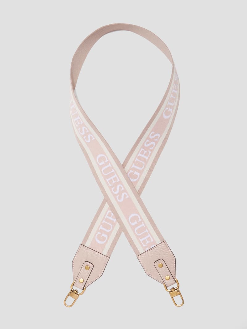 Guess Logo Crossbody Strap - Rose Pink Guess Logo Crossbody Strap - Rose Pink