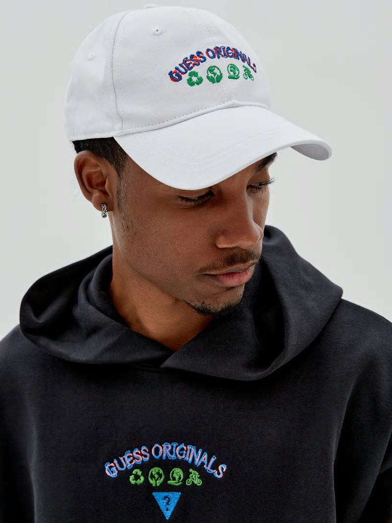 Guess GUESS Originals Eco Earth Hat - Off White Guess GUESS Originals Eco Earth Hat - Off White