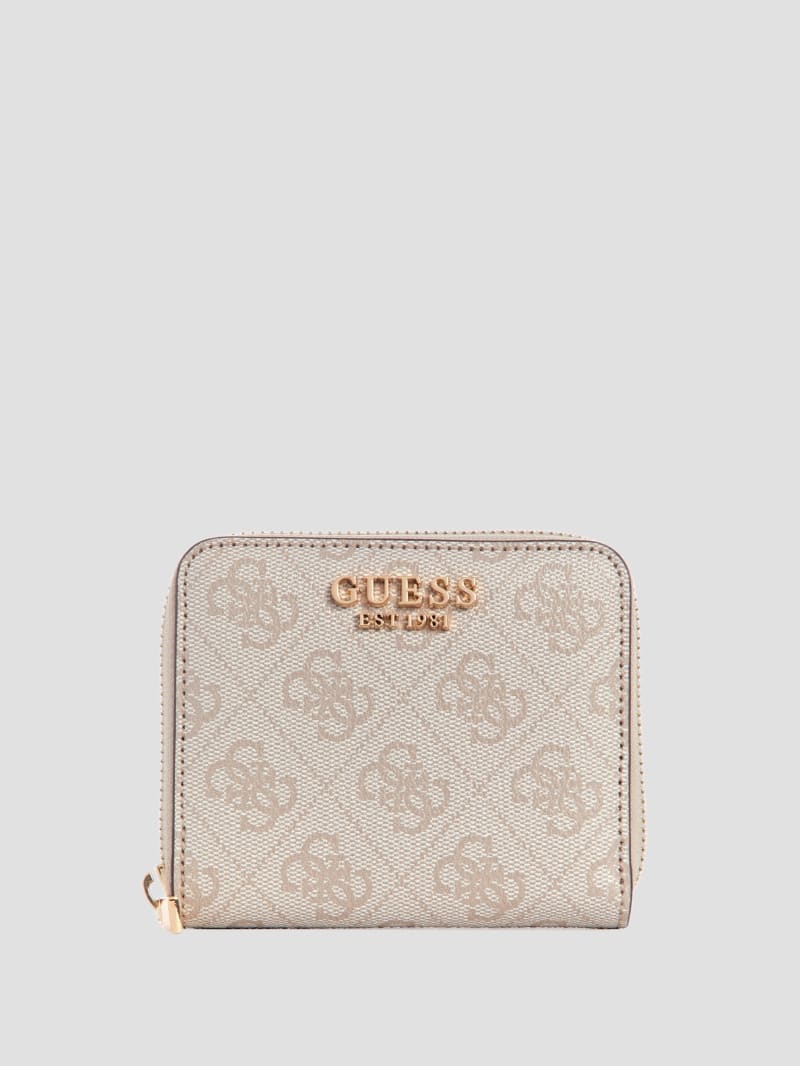 Guess Laurel Small Zip-Around Wallet - Dove Logo Guess Laurel Small Zip-Around Wallet - Dove Logo