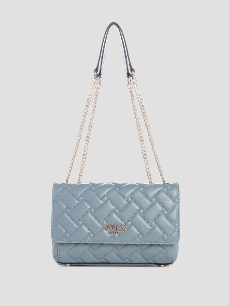 Guess Alanna Convertible Crossbody - Light Denim Guess Alanna Convertible Crossbody - Light Denim