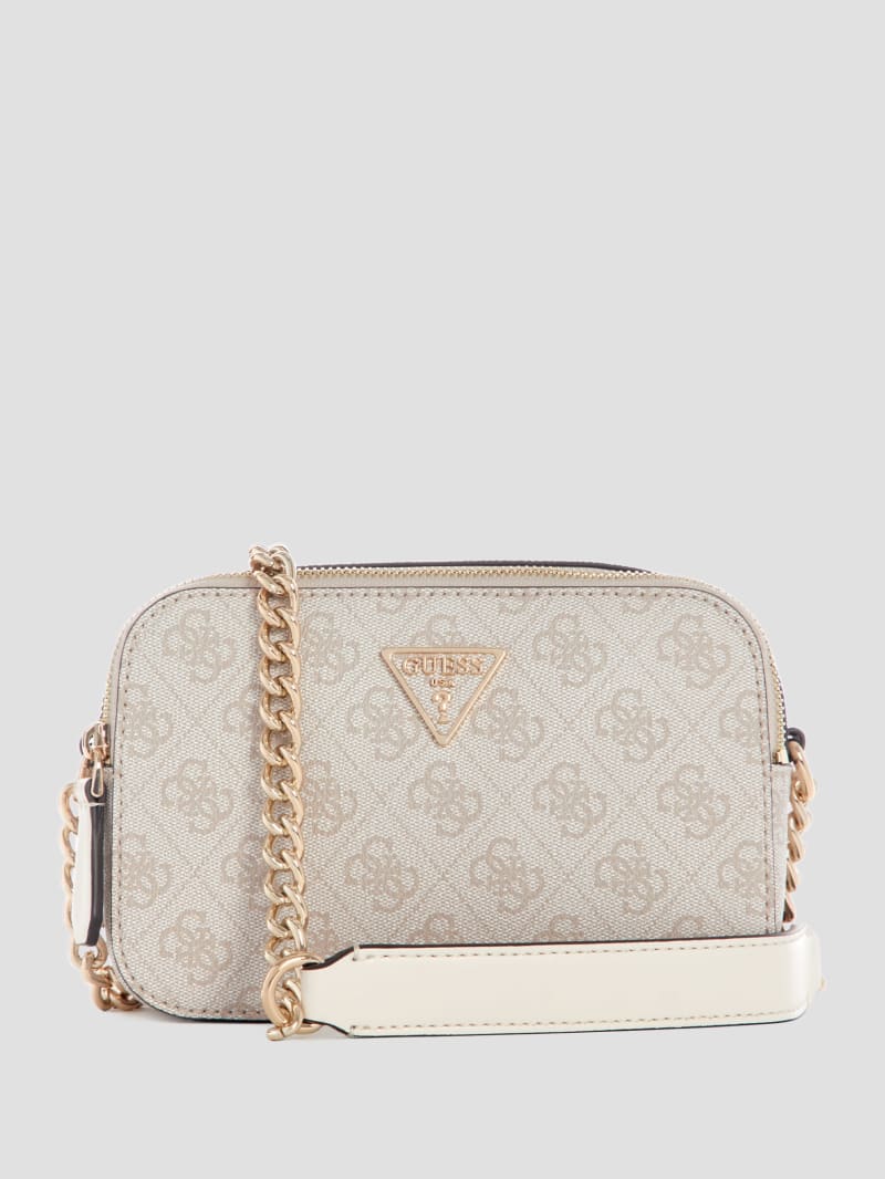 Guess Noelle Quatto G Camera Crossbody - Dove Logo Guess Noelle Quatto G Camera Crossbody - Dove Logo