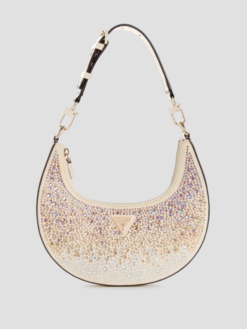 Guess Lua Rhinestone Shoulder Bag - Gold Guess Lua Rhinestone Shoulder Bag - Gold