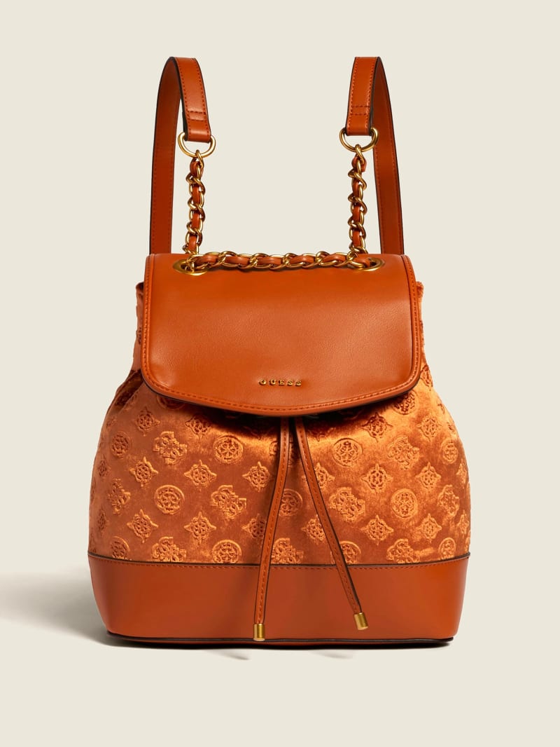 Guess Kimi Velvet Backpack - Rus Guess Kimi Velvet Backpack - Rus
