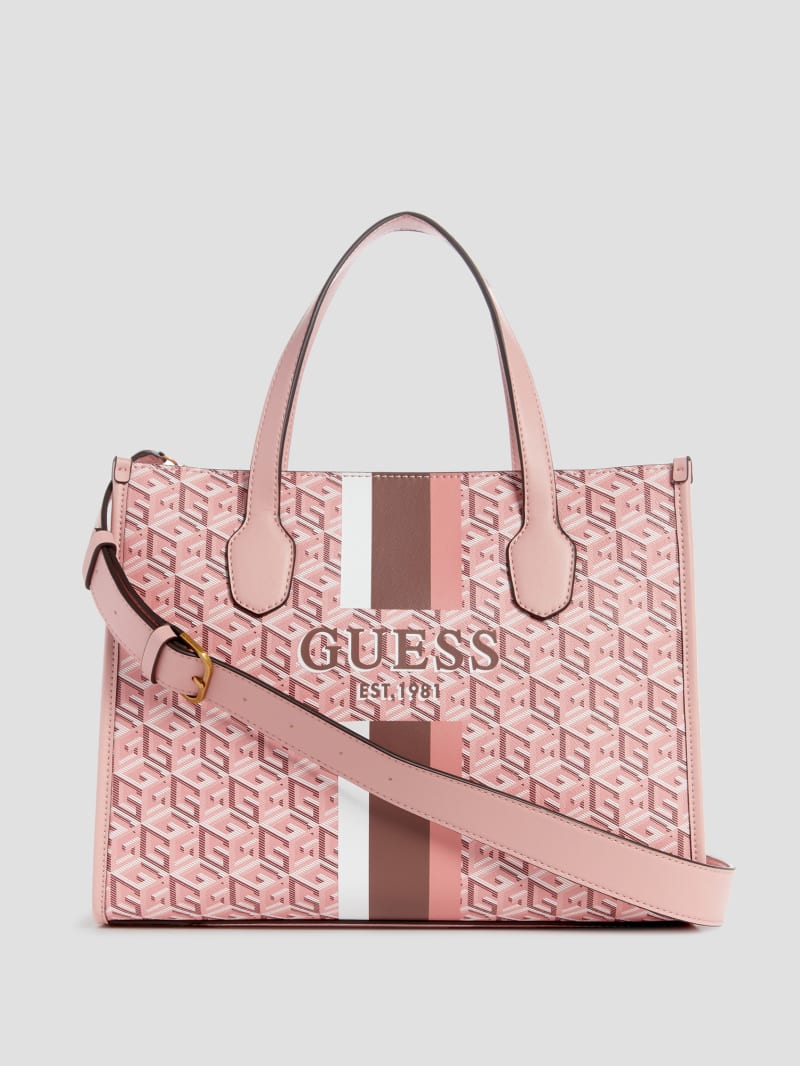 Guess Silvana G Cube Tote - Acid Rain Guess Silvana G Cube Tote - Acid Rain