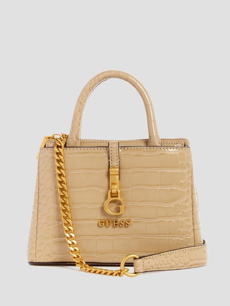 Guess G James Mini Satchel - Taupe Guess G James Mini Satchel - Taupe