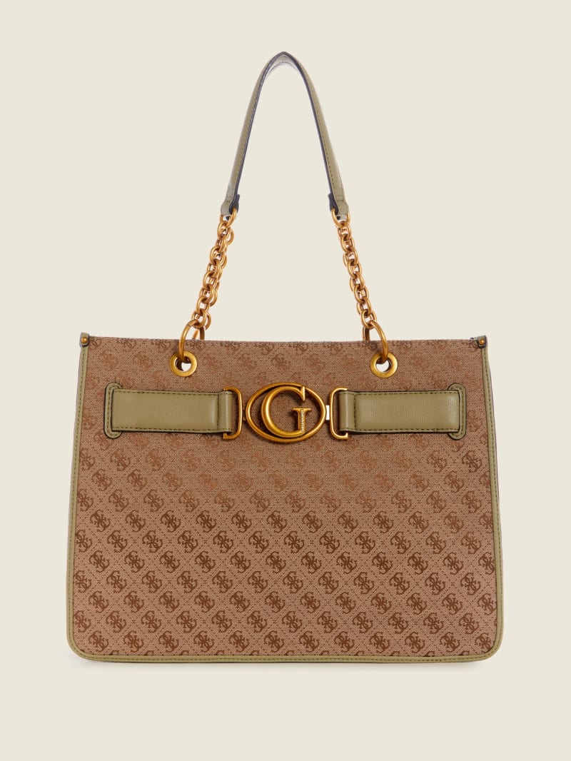 Guess Aviana Tote - Latte/Celadon Guess Aviana Tote - Latte/Celadon