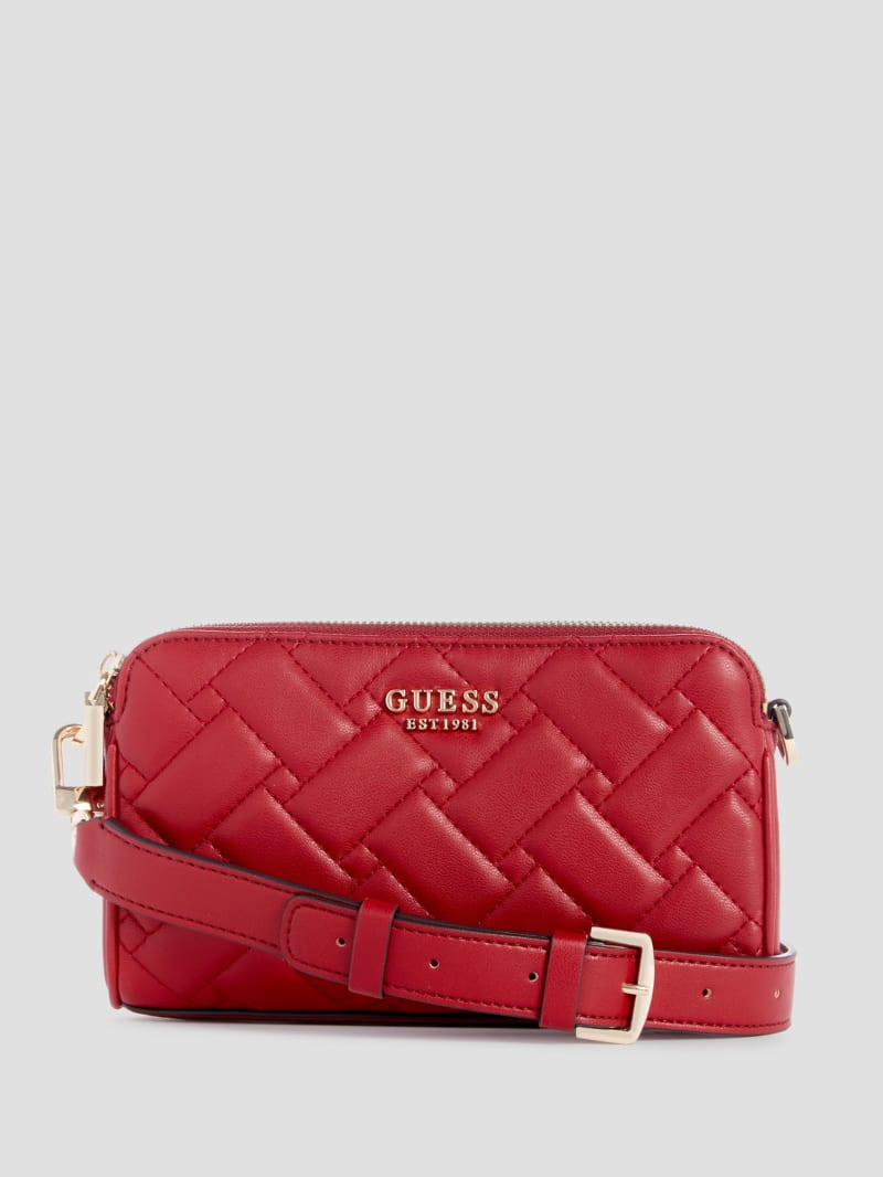 Guess Alanna Status Crossbody - Red Guess Alanna Status Crossbody - Red