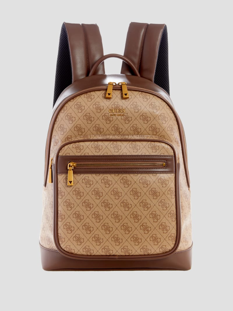 Guess Keith Logo Backpack - Latte Guess Keith Logo Backpack - Latte