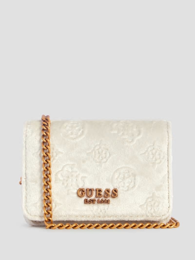 Guess Fynna Micro Mini Bag - White Guess Fynna Micro Mini Bag - White