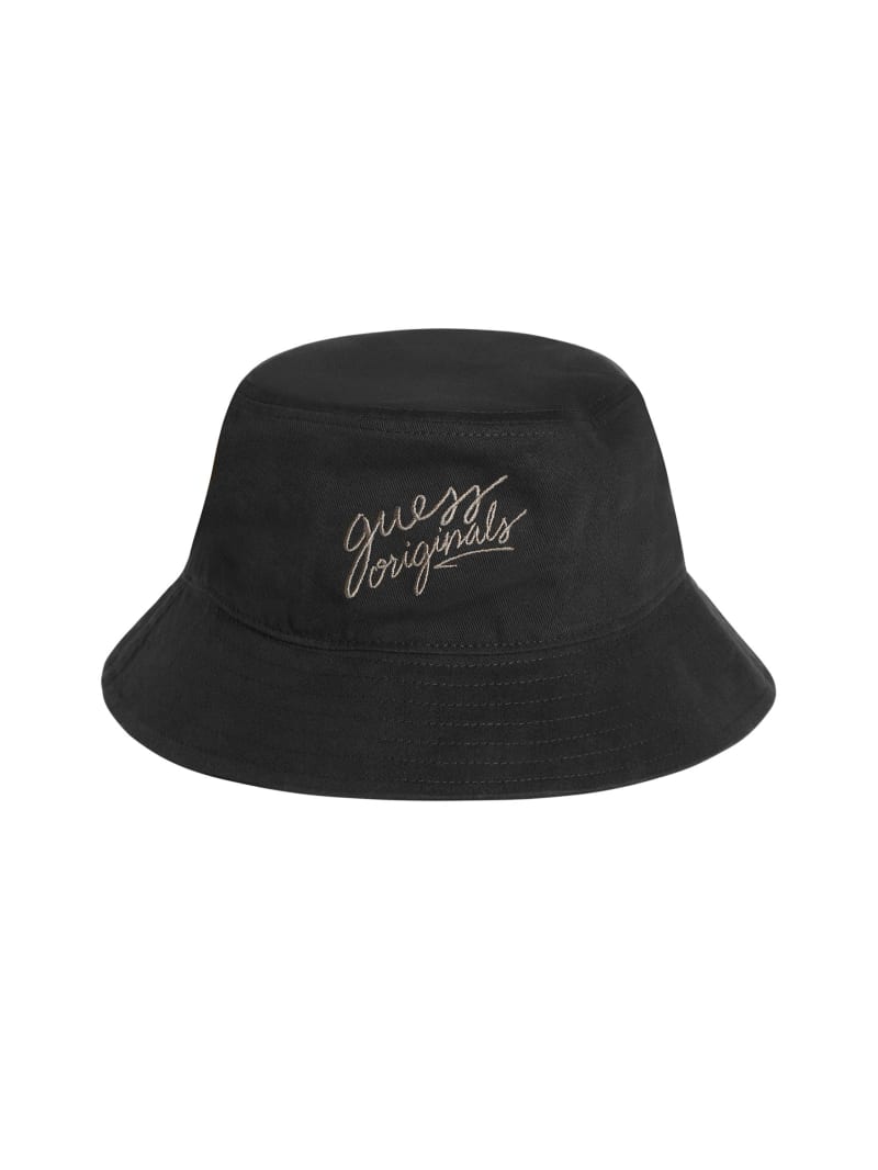 Guess GUESS Originals Logo Bucket Hat - Black Guess GUESS Originals Logo Bucket Hat - Black