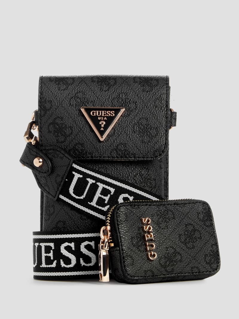 Guess Latona Quattro G Mini Phone Crossbody - Cloud Wash Guess Latona Quattro G Mini Phone Crossbody - Cloud Wash