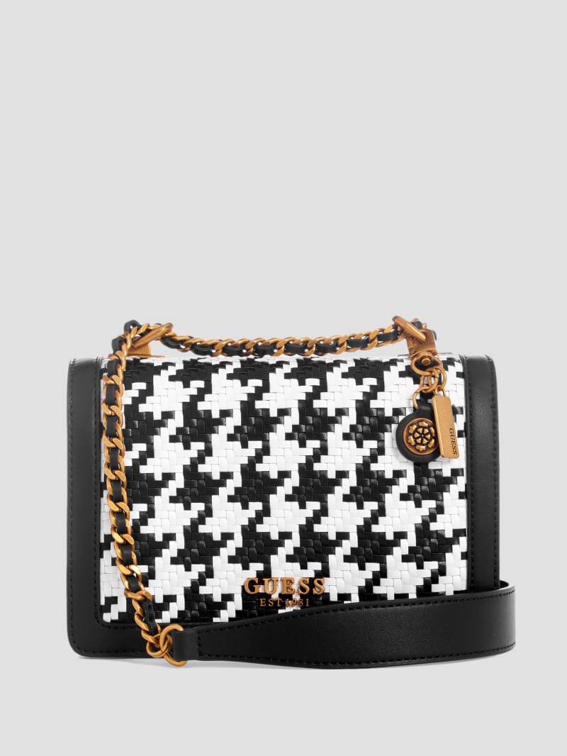 Guess Abey Convertible Tweed Crossbody - Bc Whisker Wash Guess Abey Convertible Tweed Crossbody - Bc Whisker Wash