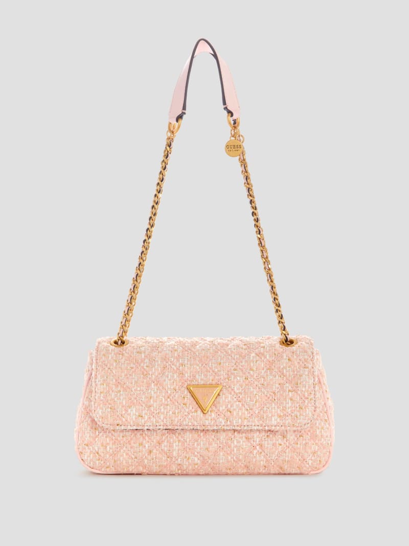 Guess Giully Tweed Convertible Crossbody - Bleu/Palermo Wash Guess Giully Tweed Convertible Crossbody - Bleu/Palermo Wash