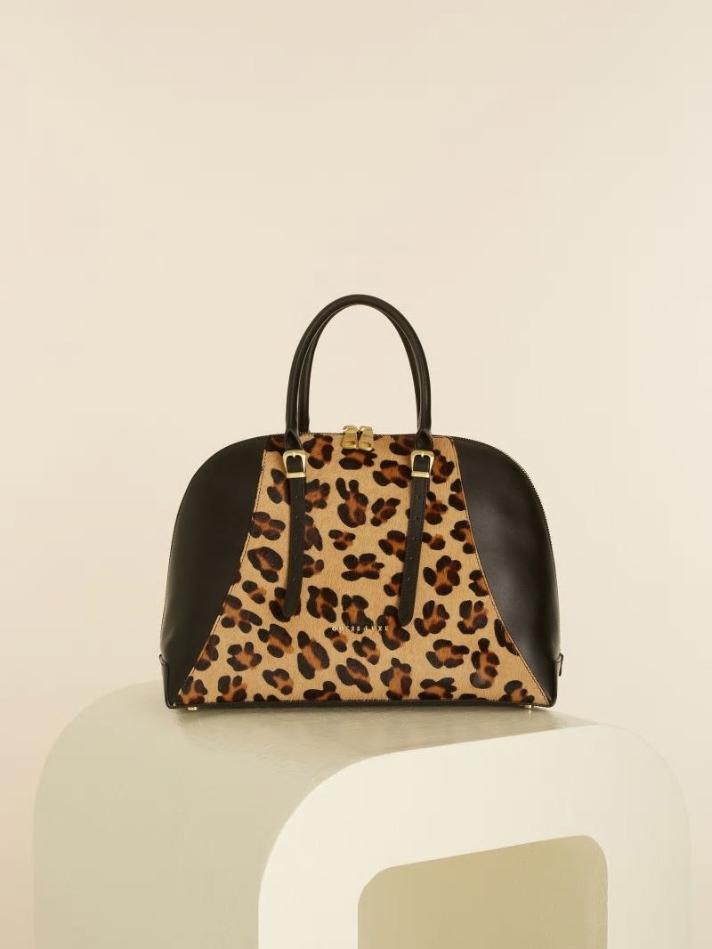 Guess Lady Luxe Leather Dome - Leopard Guess Lady Luxe Leather Dome - Leopard