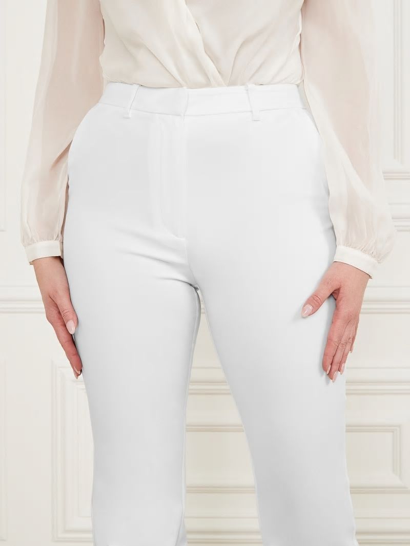 Guess Franca Flared Pant - Pale Pearl Guess Franca Flared Pant - Pale Pearl