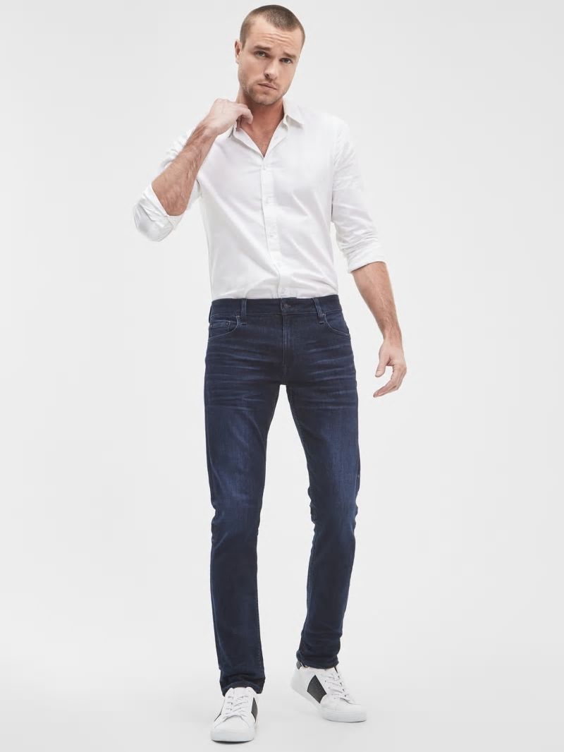Guess Tapered Jeans - Ringer Wash Indigo Guess Tapered Jeans - Ringer Wash Indigo