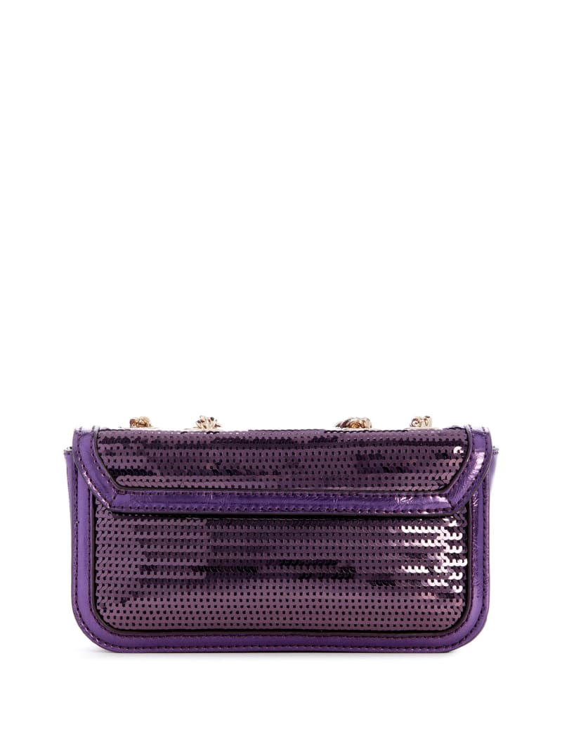 Guess Kaska Sequin Convertible Mini Crossbody - Antique Medium Wash Guess Kaska Sequin Convertible Mini Crossbody - Antique Medium Wash