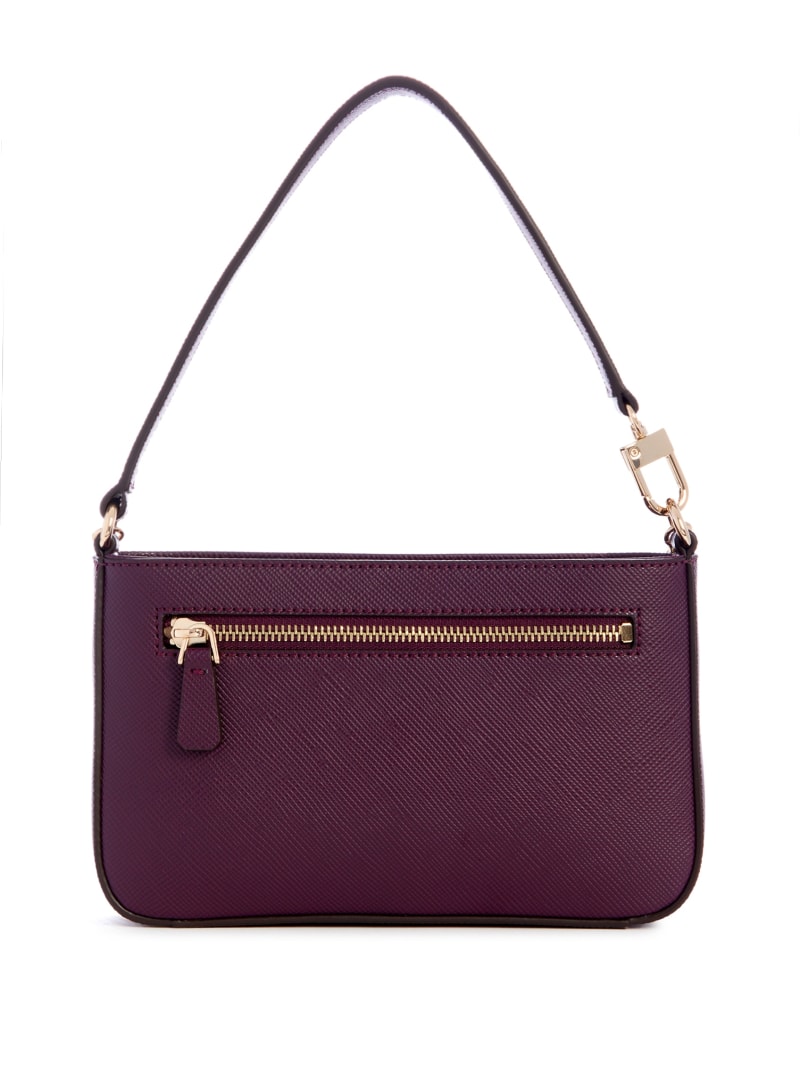Guess Brynlee Mini Top-Zip Shoulder Bag - Plum Guess Brynlee Mini Top-Zip Shoulder Bag - Plum