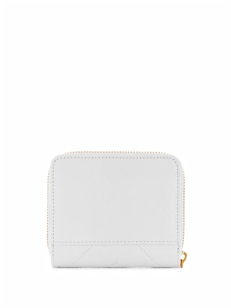 Guess Jania Small Zip-Around Wallet - White Guess Jania Small Zip-Around Wallet - White
