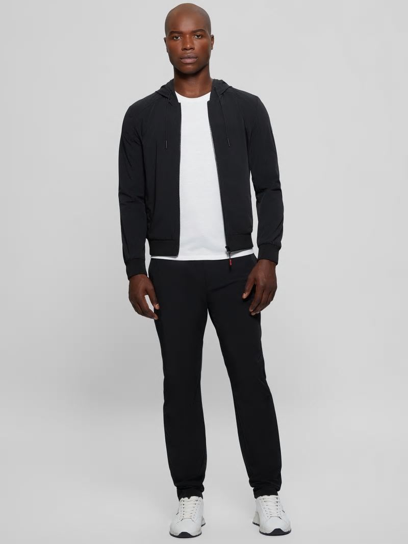 Guess Tech Hooded Sweater - Black Guess Tech Hooded Sweater - Black