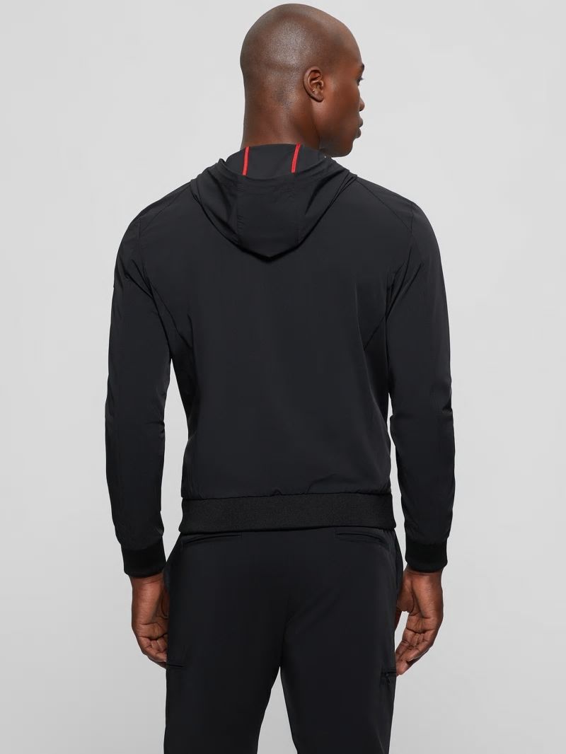 Guess Tech Hooded Sweater - Black Guess Tech Hooded Sweater - Black