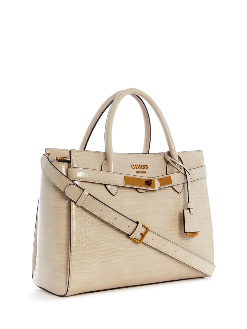 Guess Enisa High Society Satchel - Brun/ Egyptian Brown Guess Enisa High Society Satchel - Brun/ Egyptian Brown