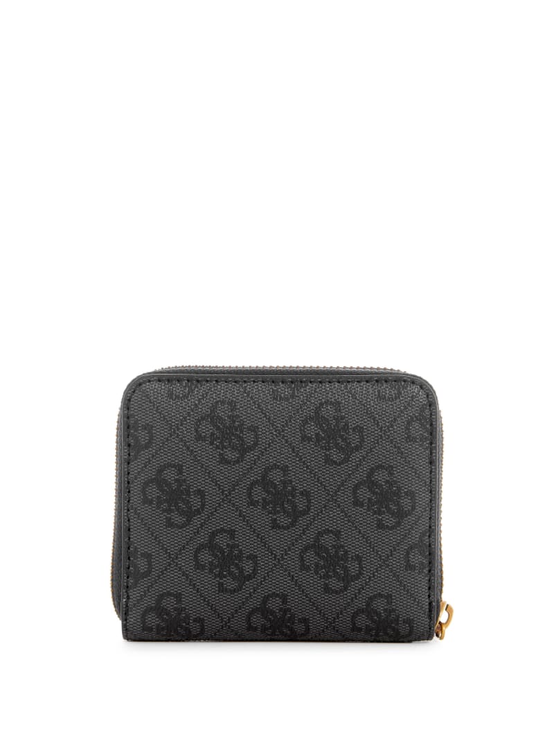 Guess Ginevra Logo Small Zip-Around Wallet - Cloud Wash Guess Ginevra Logo Small Zip-Around Wallet - Cloud Wash