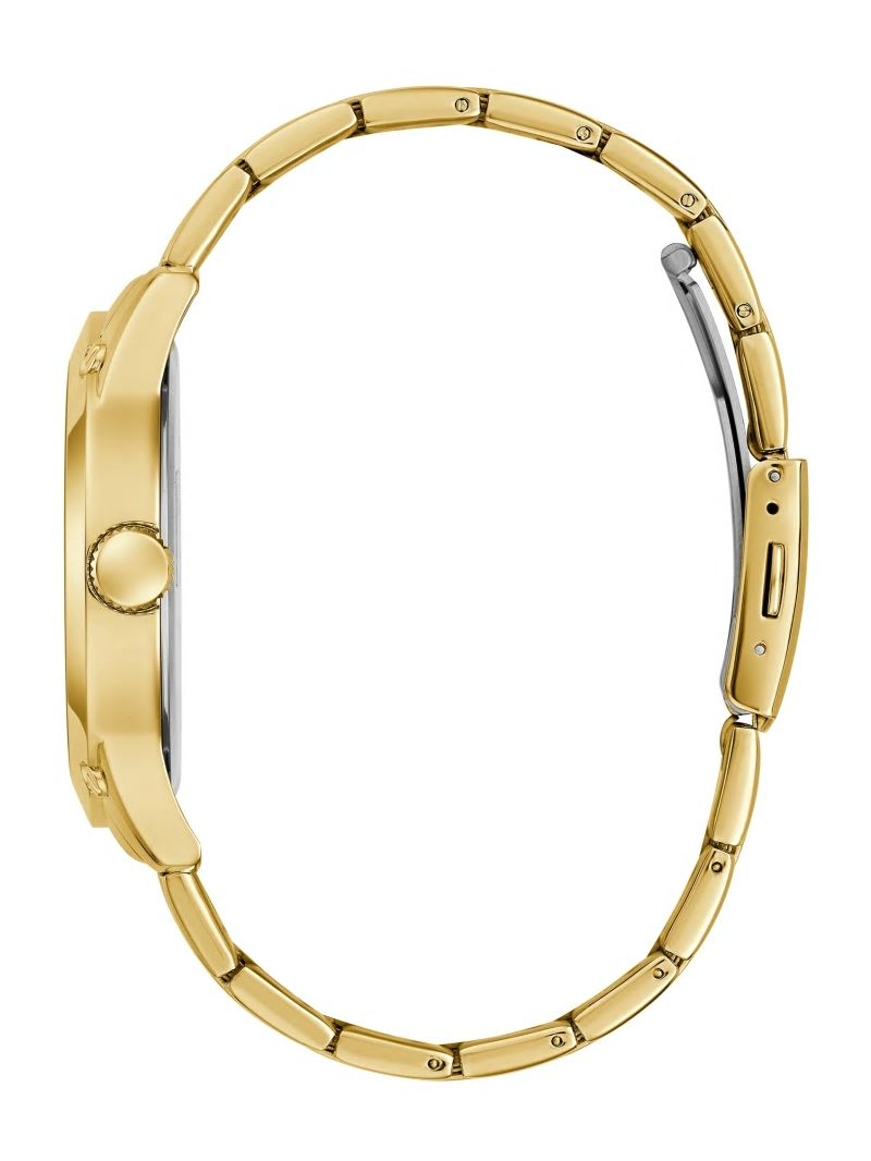 Guess Crescent Diamond Analog Watch - Gold Guess Crescent Diamond Analog Watch - Gold