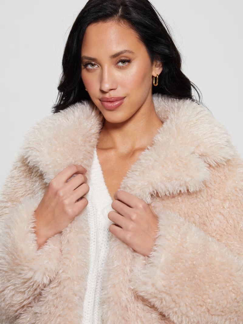 Guess Penelope Reversible Jacket - Skinny Latte Multi Guess Penelope Reversible Jacket - Skinny Latte Multi