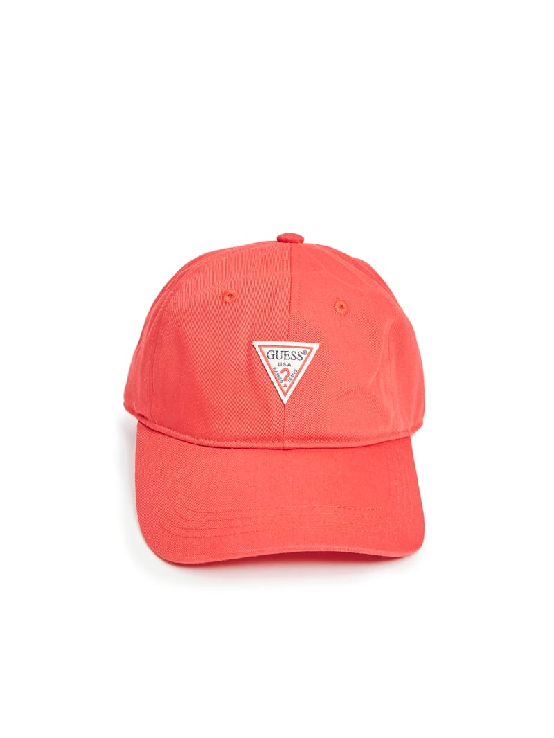 Guess Logo Baseball Hat - Red Guess Logo Baseball Hat - Red