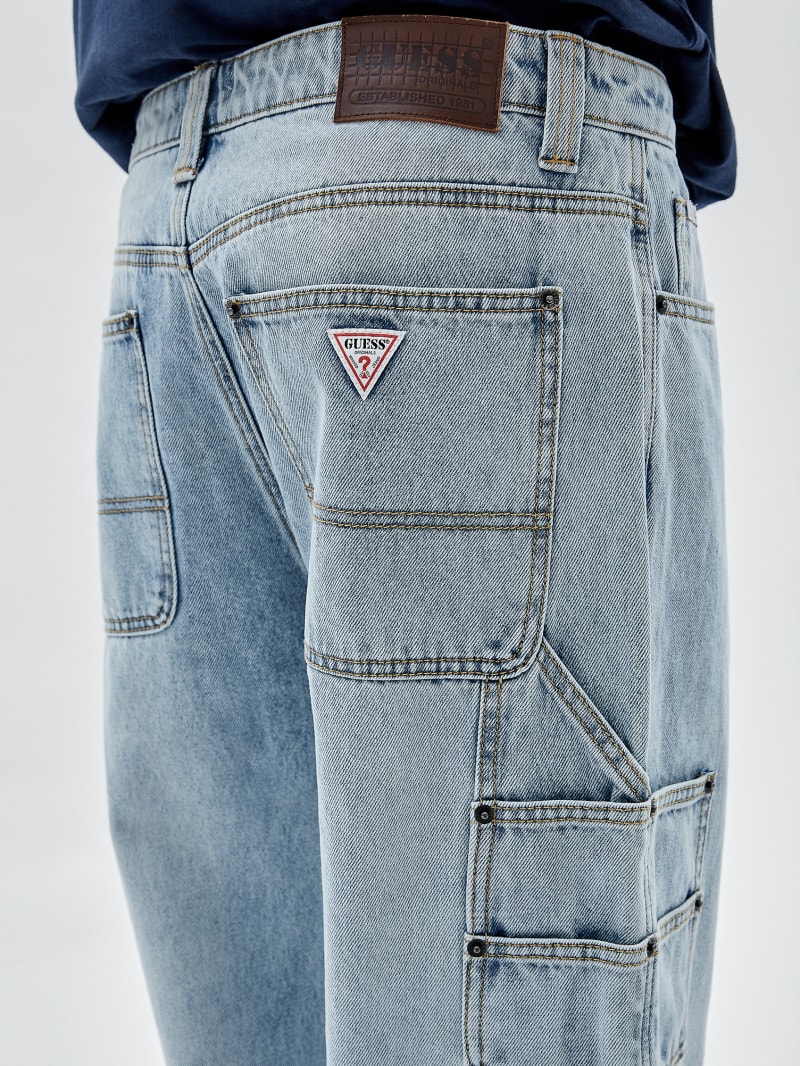 Guess GUESS Originals Kit Carpenter Jeans - Go Crest Lt Wash Guess GUESS Originals Kit Carpenter Jeans - Go Crest Lt Wash