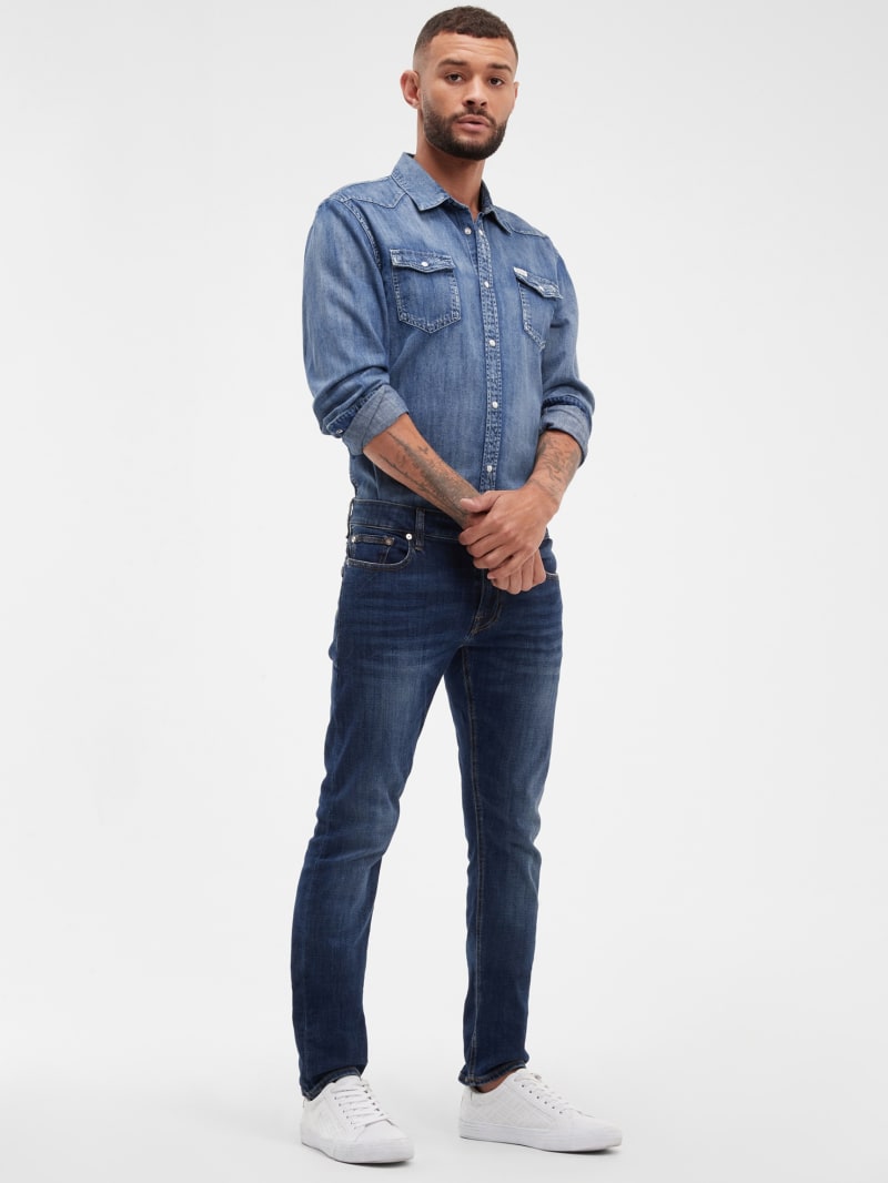 Guess Faded Skinny Jeans - Olvera Wash Guess Faded Skinny Jeans - Olvera Wash