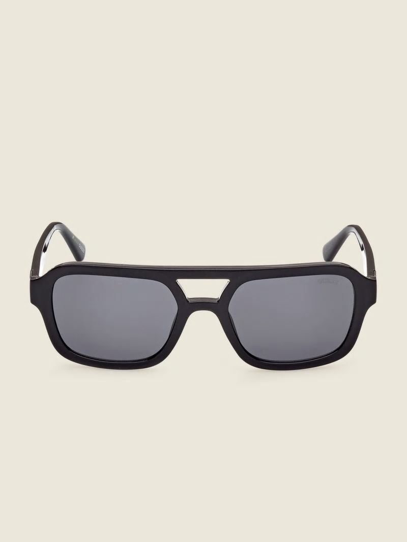 Guess GUESS Originals Aviator Sunglasses - Black Guess GUESS Originals Aviator Sunglasses - Black