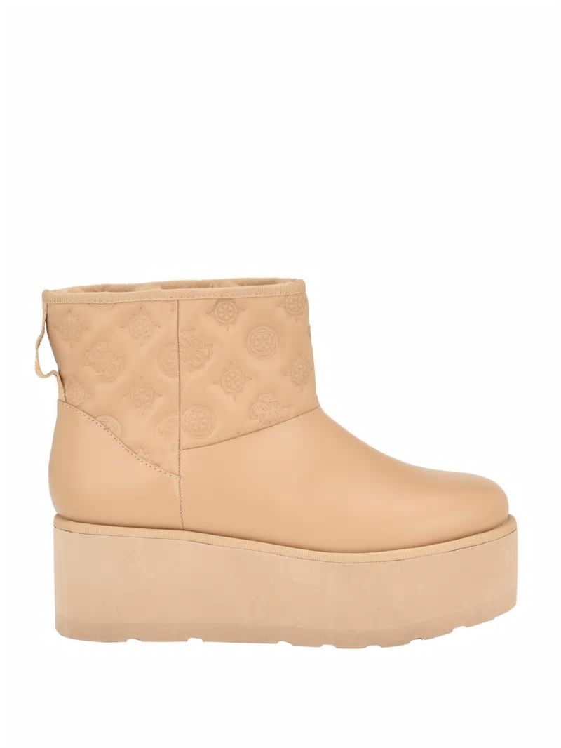Guess Jilla Platform Bootie - Medium Natural 101 Guess Jilla Platform Bootie - Medium Natural 101