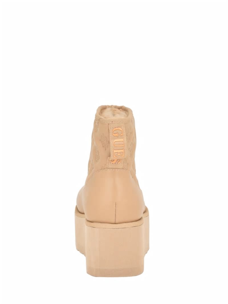 Guess Jilla Platform Bootie - Medium Natural 101 Guess Jilla Platform Bootie - Medium Natural 101