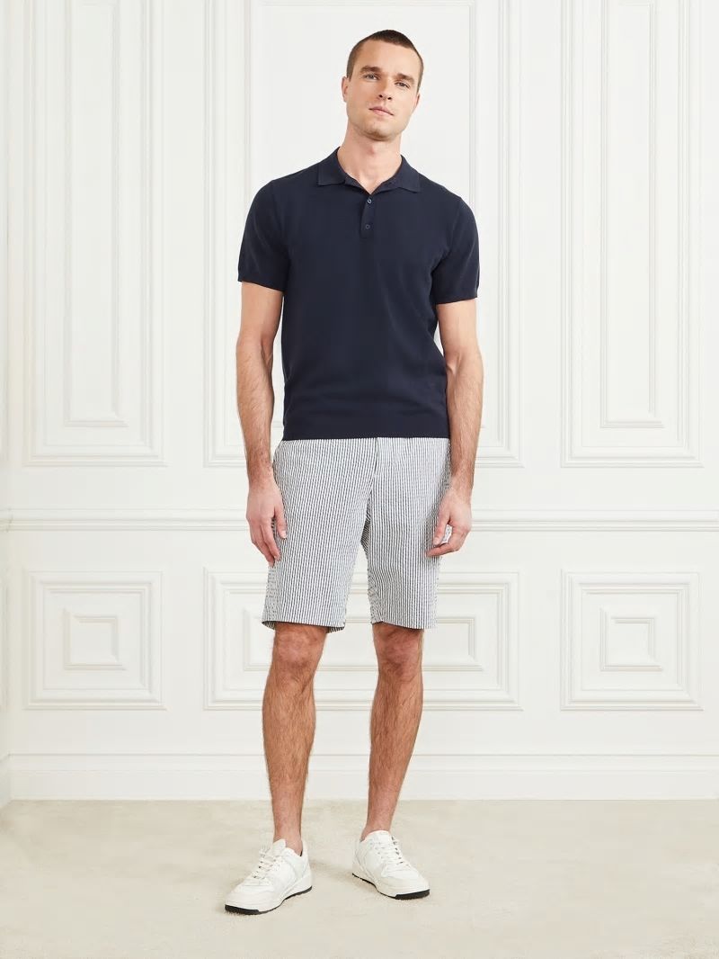 Guess Formal Performance Polo - Bleu &eacute;L&eacute;Gant