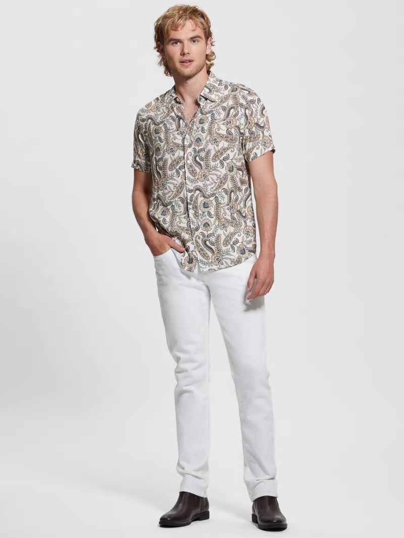 Guess Eco Paisley Shirt - Paisley Floral Guess Eco Paisley Shirt - Paisley Floral