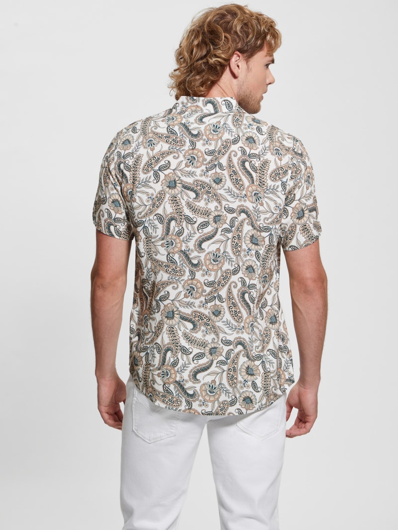 Guess Eco Paisley Shirt - Paisley Floral Guess Eco Paisley Shirt - Paisley Floral