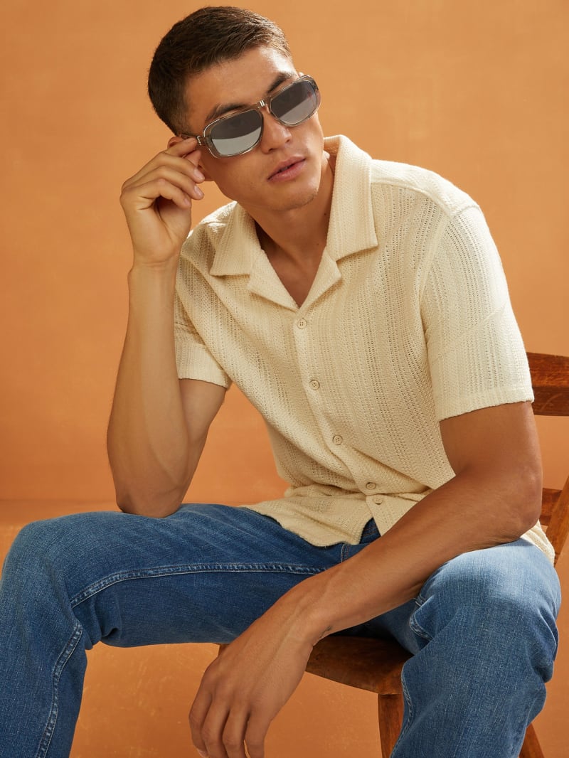 Guess Quincy Plastic Aviator Sunglasses - Grey Guess Quincy Plastic Aviator Sunglasses - Grey