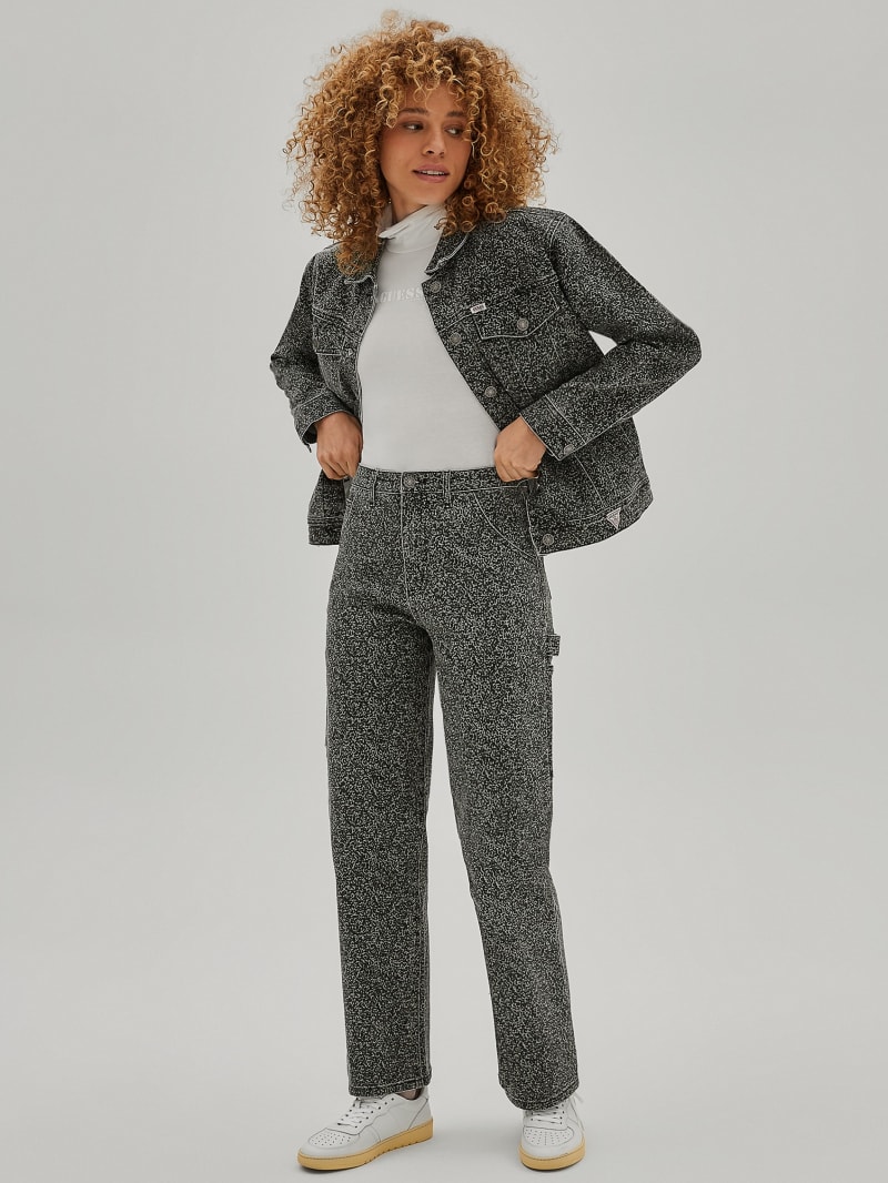 Guess GUESS Originals Composition Print Carpenter Jeans - Bamboo Stick Guess GUESS Originals Composition Print Carpenter Jeans - Bamboo Stick