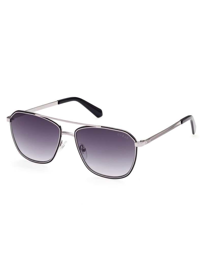 Guess Navigator Metal Sunglasses - 05b (Black) Guess Navigator Metal Sunglasses - 05b (Black)