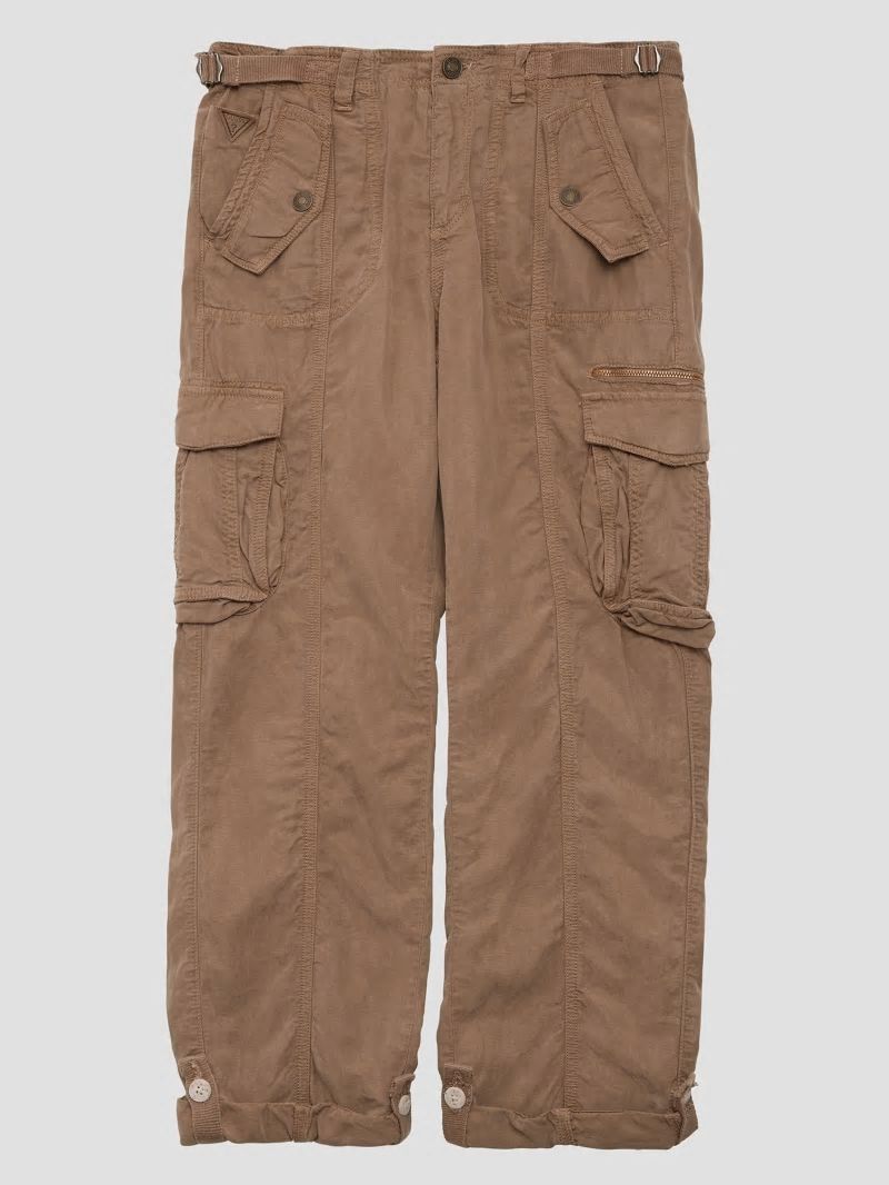 Guess Eco Nessi Cargo Pants - Silk Taupe Multi Guess Eco Nessi Cargo Pants - Silk Taupe Multi
