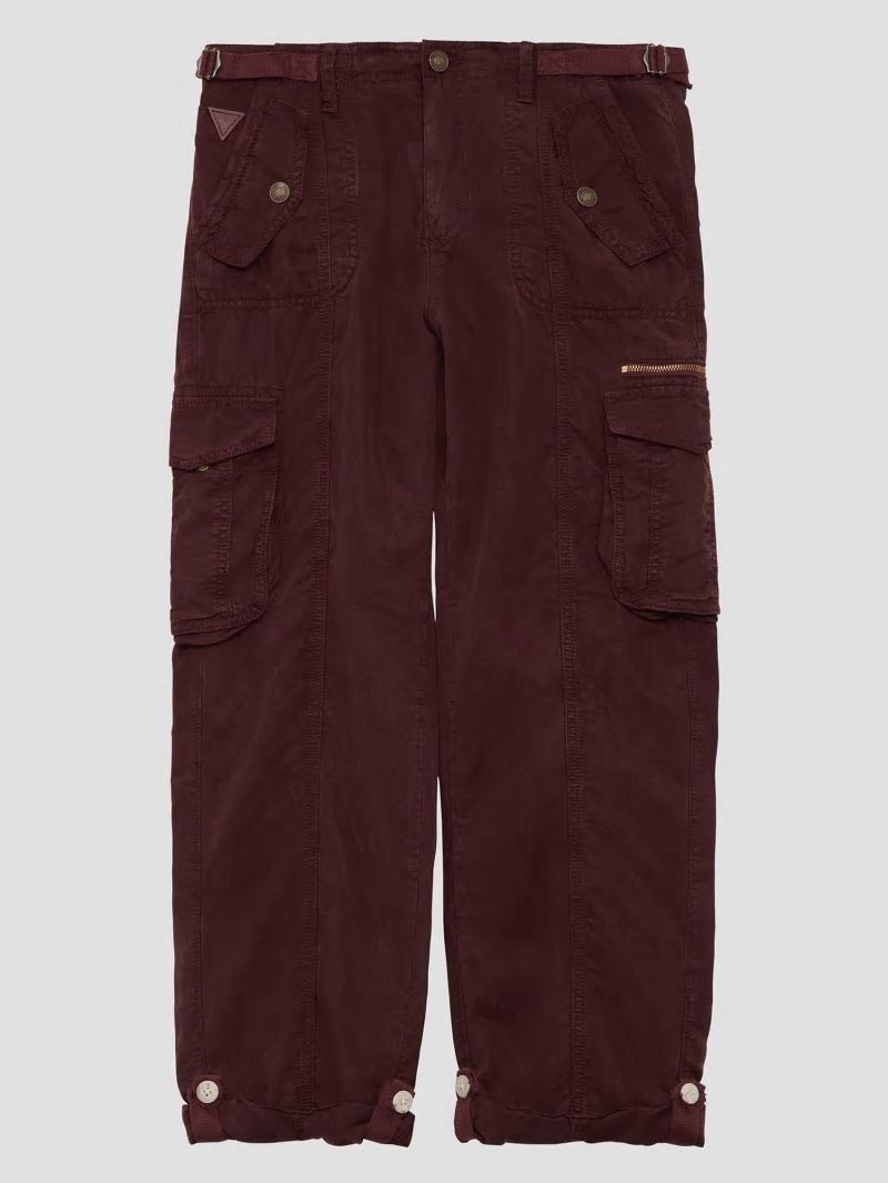 Guess Eco Nessi Cargo Pants - Coachwhip Multi Guess Eco Nessi Cargo Pants - Coachwhip Multi