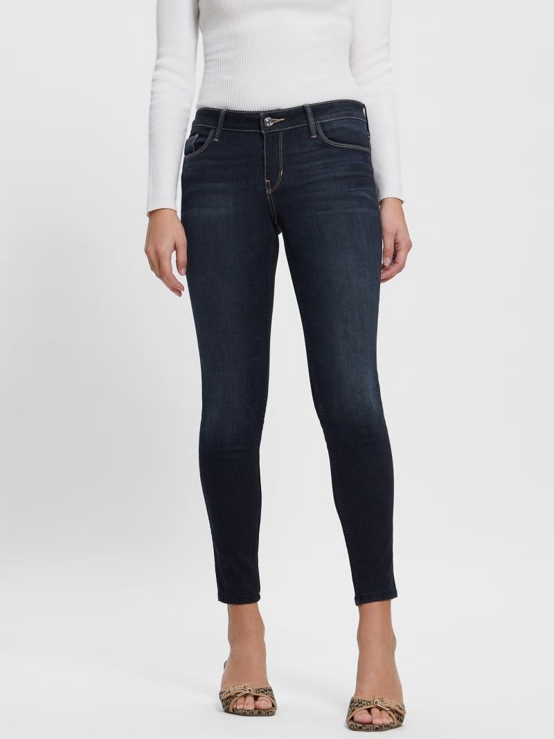 Guess Low-Rise Power Skinny Jeans - Kent Wash Guess Low-Rise Power Skinny Jeans - Kent Wash