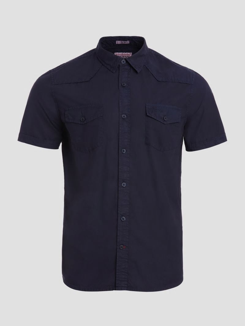 Guess Nottingham Shirt - Bleu &eacute;L&eacute;Gant