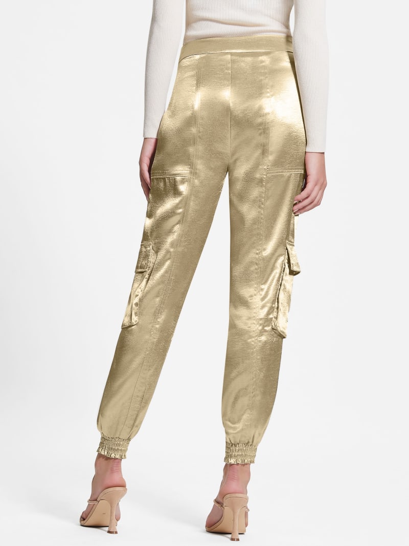 Guess Eco Soundwave Satin Cargo Pants - Cemento Guess Eco Soundwave Satin Cargo Pants - Cemento