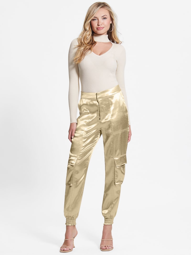 Guess Eco Soundwave Satin Cargo Pants - Cemento Guess Eco Soundwave Satin Cargo Pants - Cemento