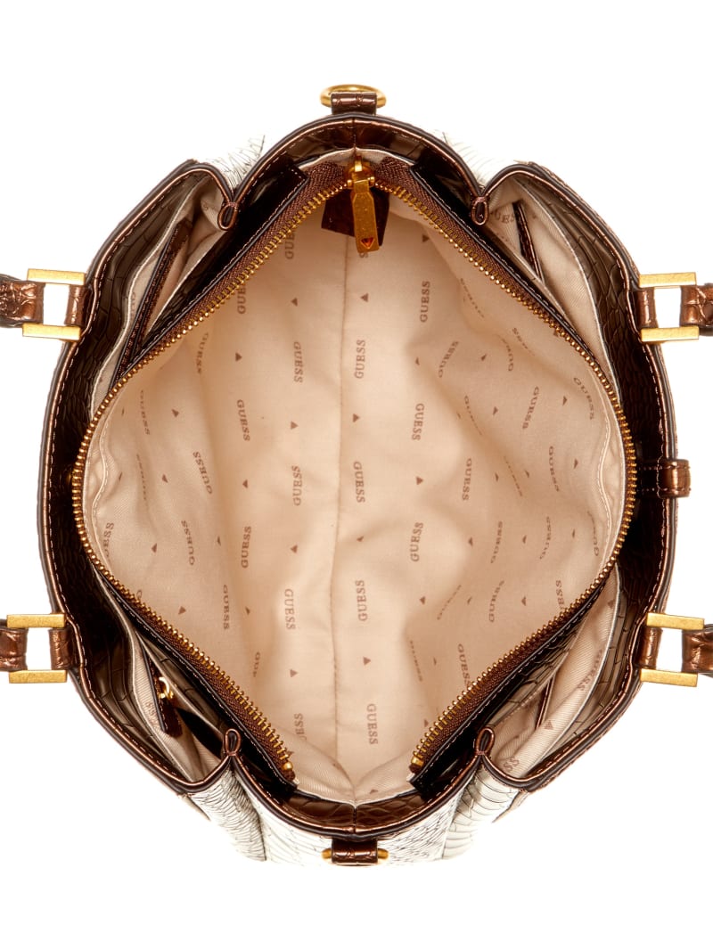 Guess James Girlfriend Satchel - Bronze Guess James Girlfriend Satchel - Bronze