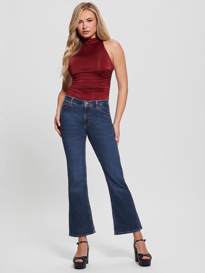 Guess Eco Draped Maeve Top - Tahiti Red Guess Eco Draped Maeve Top - Tahiti Red
