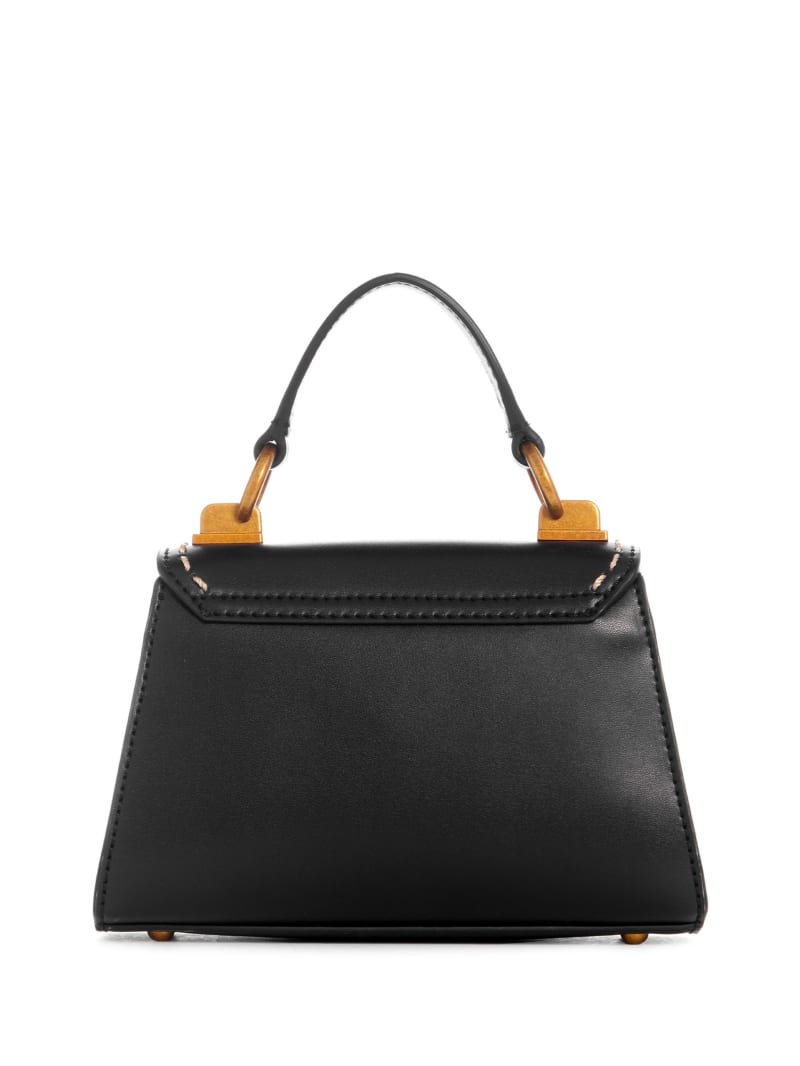 Guess Stephi Mini Fold-Over Crossbody - Black Guess Stephi Mini Fold-Over Crossbody - Black